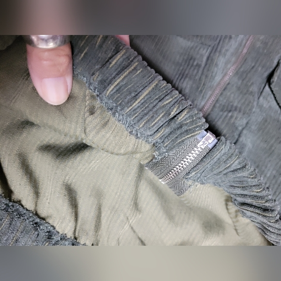 Zaful Corduroy Crop Hooded long sleeve top - Picture 10 of 16